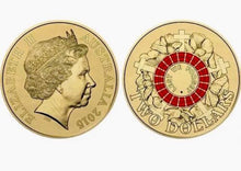 Load image into Gallery viewer, 2015 $2 Colourized Coin ANZAC DAY Australia Anzacs Two Dollars ( Special edit)
