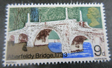 Load image into Gallery viewer, 1968 M4 VIADUCT BRIDGE 1s 9d X 1 STAMP &amp; ABERFELDY BRIDGE 9d X 2 STAMPS MNH
