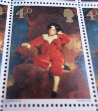 Load image into Gallery viewer, 1967 BRITISH PAINTINGS MASTER LAMBTON 4d 15 X STAMPS MNH &amp; STAMP HOLDER
