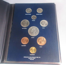 Load image into Gallery viewer, 1965 Coins of Great Britain set Uncirculated 1/2p -Crown + Churchill Crown Coin
