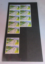 Load image into Gallery viewer, 1968 M4 VIADUCT BRIDGE 1s 9d 11 X STAMPS MNH IN CLEAR FRONTED STAMP HOLDER
