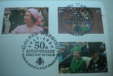 Load image into Gallery viewer, 1997 GOLDEN WEDDING ANNIVERSARY, TURKS &amp; CAICOS ISLANDS BUNC 5 CROWNS COIN, PNC
