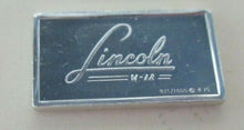 Load image into Gallery viewer, 1941 LINCOLN 15mm X 10mm 1.60gram SILVER INGOT WITH INFORMATION SLIP
