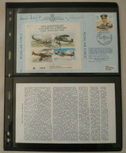 Load image into Gallery viewer, 1986 46TH ANNIV OF THE BATTLE OF BRITAIN SIGNED FLOWN G/C W D DAVID STAMP COVER
