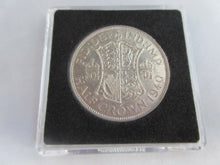 Load image into Gallery viewer, 1940 GEORGE VI BARE HEAD COINAGE HALF 1/2 CROWN UNC IN QUADRANT CAPSULE
