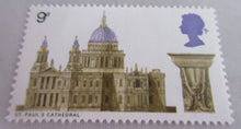 Load image into Gallery viewer, 1969 CATHEDRALS 5d 6 STAMPS MNH WITH CLEAR FRONTED STAMP HOLDER
