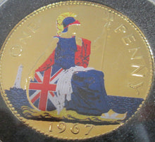 Load image into Gallery viewer, UK Queen Elizabeth II Gold Rhodium Platinum Enamelled coins 1 PENNY FLORIN ECT
