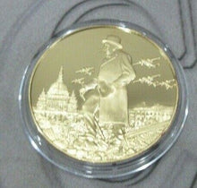 Load image into Gallery viewer, 1974 John Pinches Churchill Centenary Trust Silver Proof Gold Plated 1oz Medals
