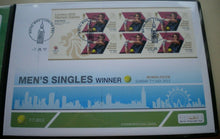 Load image into Gallery viewer, 2012- 2013 WIMBLEDON MENS SINGLES CHAMPION ANDY MURRAY COMMEMORATIVE STAMP COVER
