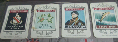 WHITBREAD INN SIGNS FROM BOURNEMOUTH 25 CARD SERIES, GREAT CONDITION, PUB CARDS