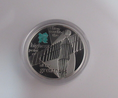 2009 Angel of North A Celebration of Britain Silver Proof £5 Coin COA Royal Mint