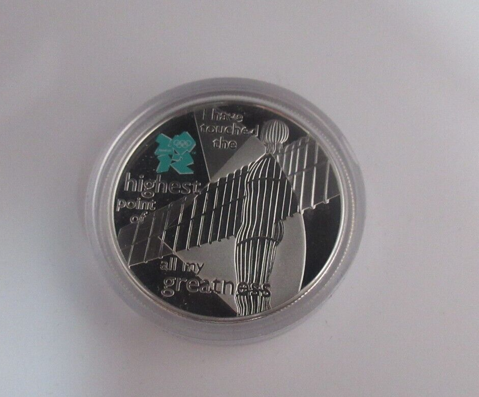 2009 Angel of North A Celebration of Britain Silver Proof £5 Coin COA Royal Mint