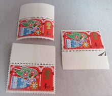 Load image into Gallery viewer, 1969 CHRISTMAS STAMPS X 8 MNH WITH EDGES IN CLEAR FRONTED STAMP HOLDER
