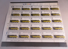 Load image into Gallery viewer, 1975 HIGH SPEED TRAIN 12P 25 X STAMPS MNH WITH TRAFFIC LIGHTS &amp; STAMP HOLDER
