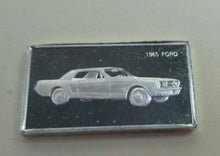 Load image into Gallery viewer, 1965 FORD 15mm X 10mm 1.60gram SILVER INGOT WITH INFORMATION SLIP
