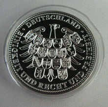 Load image into Gallery viewer, 20 YEARS OF GERMAN UNITY CENTRAL ROUND TABLE 1989 SILVER PROOF MEDAL WITH COA
