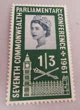 Load image into Gallery viewer, 1961 &amp; 65 VARIOUS QUEEN ELIZABETH II 9 X PRE DECIMAL STAMPS MNH IN STAMP HOLDER
