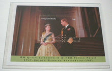 Load image into Gallery viewer, 1947-1997 THE GOLDEN WEDDING ANNIVERSARY QEII P PHILIP  MNH STAMP MINISHEET/INFO
