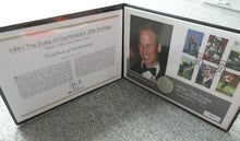 Load image into Gallery viewer, 2012 The Duke of Cambridge SILVER PROOF COMMEMORATIVE Guernsey £5 COIN, PNC COA
