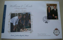 Load image into Gallery viewer, 2011 WILLIAM &amp; KATE A ROYAL LOVE STORY, ST JUSTINE HOSPITAL COMMEMORATIVE COVER
