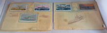 Load image into Gallery viewer, AN ALBUM OF MODERN NAVAL CRAFT CONTAINS A COMPLETE SET OF 50 CIGARETTE CARDS JPS
