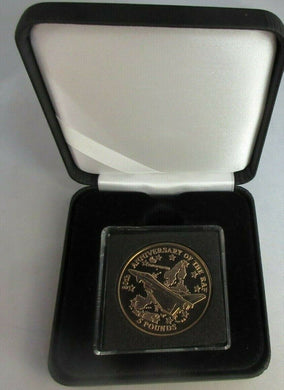 1998 80th ANNIVERSARY OF THE RAF VIRENIUM PROOF £5 FIVE POUND COIN BOX & COA