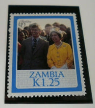 Load image into Gallery viewer, QUEEN ELIZABETH II THE 60TH BIRTHDAY OF HER MAJESTY ZAMBIA STAMPS MNH
