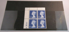 Load image into Gallery viewer, 1970 QUEEN ELIZABETH II BLUE BLOCK OF 4 LARGE 50P STAMPS MNH
