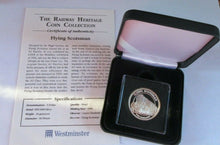 Load image into Gallery viewer, 1996 FLYING SCOTSMAN 999 SILVER PROOF $5 FIVE DOLLAR COIN BOX &amp; COA No 1 of 2058
