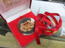 Load image into Gallery viewer, 2016 Lunar Year of the Monkey Lock Charm Shaped Coin - Bronze $1 BOXED
