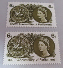 Load image into Gallery viewer, 1961 &amp; 65 VARIOUS QUEEN ELIZABETH II 9 X PRE DECIMAL STAMPS MNH IN STAMP HOLDER
