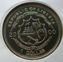 Load image into Gallery viewer, 2000 SPECIAL OCCASIONS 2000 LIBERIA GREENWICH MERIDIAN 1 DOLLAR COIN COVER PNC
