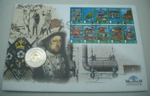 Load image into Gallery viewer, 1999 THE MILLENNIUM 1999 BAILIWICK OF GUERNSEY £5 COIN FIRST DAY COVER PNC INFO
