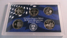 Load image into Gallery viewer, 2000 UNITED STATES MINT 50 STATE QUARTERS PROOF 5 COIN SET SAN FRANCISCO MINT
