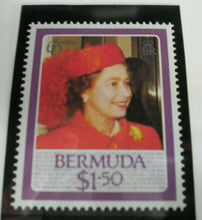 Load image into Gallery viewer, QUEEN ELIZABETH II THE 60TH BIRTHDAY OF HER MAJESTY BERMUDA STAMPS MNH
