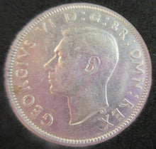 Load image into Gallery viewer, 1943 KING GEORGE VI  .500 SILVER FLORIN TWO SHILLINGS COIN WITH QUADRANT CAPSULE
