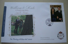 Load image into Gallery viewer, 2011 WILLIAM &amp; KATE - A ROYAL LOVE STORY - TREE PLANTING - COMMEMORATIVE COVER

