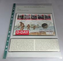 Load image into Gallery viewer, 1994 D-DAY 50TH ANNIVERSARY FIRST DAY COVER 50P COIN COVER PNC,STAMPS,&amp;POSTMARKS
