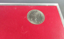 Load image into Gallery viewer, 1965 UK QUEEN ELIZABETH II CHURCHILL CROWN SET IN ROYAL MINT LEATHER BOOK RED
