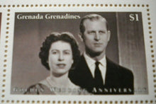 Load image into Gallery viewer, 1947-1997 THE GOLDEN WEDDING ANNIVERSARY QEII PP GRENADA GRENADINES 6 MNH STAMPS
