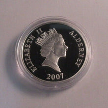 Load image into Gallery viewer, Sir Edward Elgar 2007 Silver Proof 1oz Alderney £5 Five Pounds Coin in Capsule

