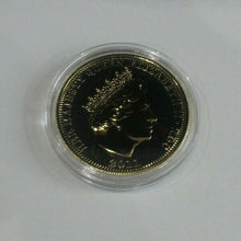 Load image into Gallery viewer, 2011 William and Kate Meet 2001 Gold Plated BUnc TDC 1 Crown Coin with COA
