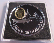 Load image into Gallery viewer, 1993 HISTORY OF POWERED FLIGHT LOCKHEED SUPER ELECTRA 14 S/PROOF CANADA $20 COIN
