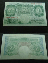 Load image into Gallery viewer, 1948 £1 BANK NOTE A--B PEPPIATT BE52D VF - EF MULTI LISTING PLEASE CHOOSE
