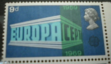 Load image into Gallery viewer, 1969 9d EUROPA CEPT 9 STAMPS MNH / INCLUDES TRAFFIC LIGHTS
