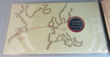 Load image into Gallery viewer, 1977 THE FIRST SOLO FLIGHT OVER THE ATLANTIC  PNC, SILVER MEDALLION, PADDED CASE
