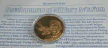 Load image into Gallery viewer, History of Man in Flight 1973 Gold Plated Bronze Scarce Medals + Info Sheet

