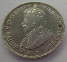 Load image into Gallery viewer, 1925 KING GEORGE V SIXPENCE COIN UNC .925 SILVER COIN IN CLEAR FLIP
