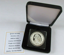 Load image into Gallery viewer, 2002 QUEEN ELIZABETH QUEEN MOTHER MEMORIAL COIN .999 S/PROOF $5 COIN BOX &amp; COA
