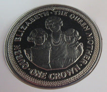 Load image into Gallery viewer, 1900-1990 QUEEN ELIZABETH THE QUEEN MOTHER 90 IOM CROWN COIN COVER PNC
